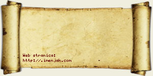 Lidija Aćimac vizit kartica